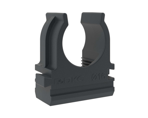 Clip holder D=25 black (100pcs) (51025N)