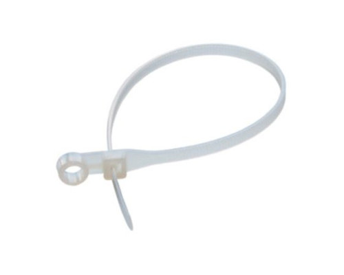 Nylon tie for screw 150x3.6 mm, white (pack of 100 pcs) (07-0154)