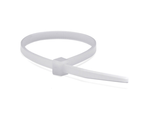 Clamp 2.5x130 P6.6, white (100pcs) (25205SR)