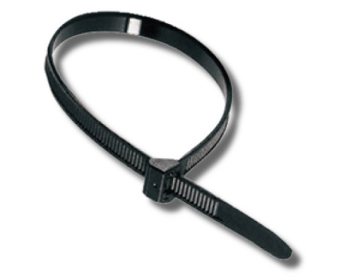 Nylon cable tie 120x2.5 mm, black (pack of 100 pcs) (07-0121)