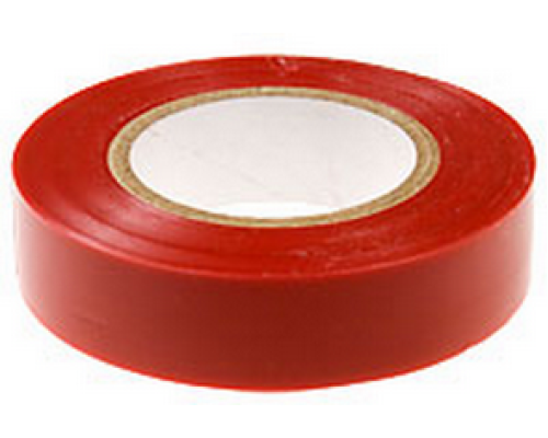 Red PVC electrical tape 15x25x0.13mm (KR-09-2104)