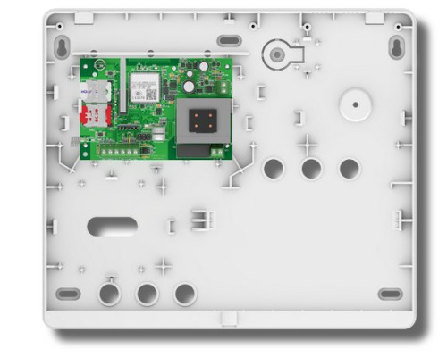 GSM-14A contact with an external GSM antenna in a housing for a 1.2 Ah battery