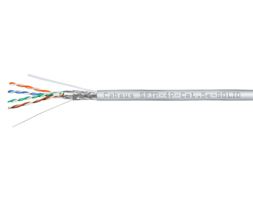 SFTP-4P-Cat.5e-SOLID-GY (7174c)