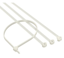 Clamp 3,6x200 P6.6, white (100pcs) (21214SR)