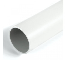 Rigid PVC pipe 3 meters light D=50, white (Promrukav) (PR05.0019)