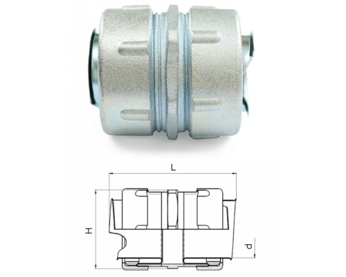 Coupling for metal hose MCM-15 (zeta40810)