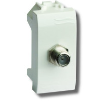 TV outlet terminal Brava 1 module white (76581MB)