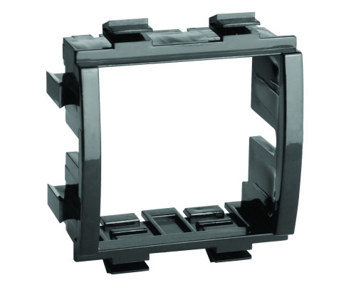 Frame for 2 Brava modules, black (F0000MB)