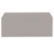 WAGO 280-308 end and intermediate plate, gray