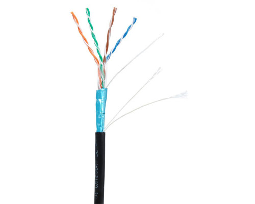 F/UTP 4pair, Cat5e, Out, PE (EC-UF004-5E-PE-BK-1)