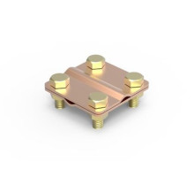 Bar-to-bar connector, D8 mm, copper (NG3104CU)