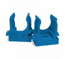 Fastener-clip for pipes for mounting gun blue D=20 (100 pcs) (Prom sleeve) (PR13.0144)