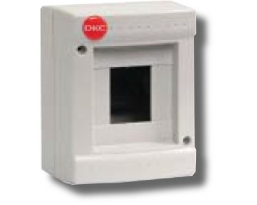 Wall shield without door 4 modules IP40 gray (83604)