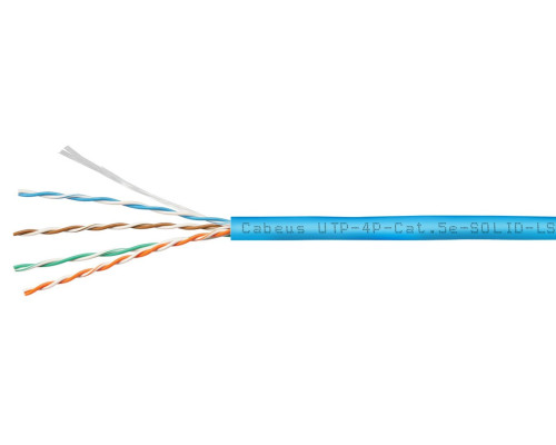 UTP-4P-Cat.5e-SOLID-LSZH-BL (9777c)