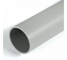 Rigid PVC pipe 3 meters light D=40, gray (Promrukav) (PR.01440)