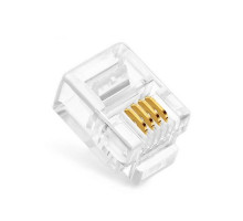 Connectors 6P4C (RJ-11) (100pcs) (10-0227)