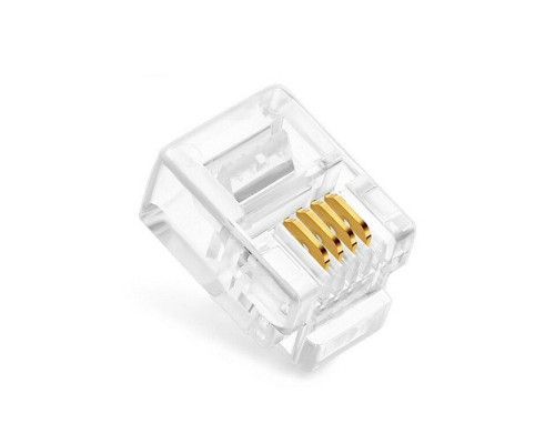 Connectors 6P4C (RJ-11) (100pcs) (10-0227)