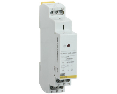 Relay OIR 2 contacts, 8A, 24V AC/DC (OIR-208-ACDC24V)