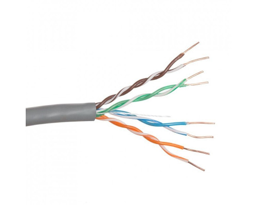 U/UTP 4pair, Cat5e, In, PVC (TWT-5EUTP-XS)