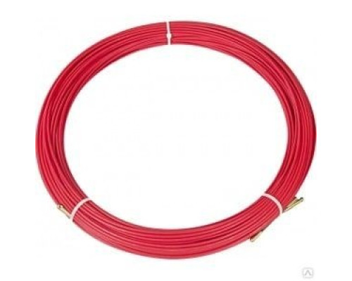 REXANT cable pull (mini ultrasonic coil), glass rod, d=3.5 mm 30 m, red (47-1030)