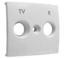 Valena front panel for TV-R socket, white (774442)