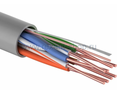 U/UTP 4PR, 24AWG, CAT5e, PVC, 100m REXANT (01-0043-100)