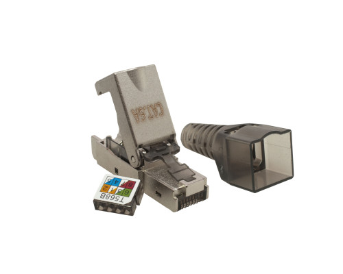 Connector 8P8C STP 6A (RJ-45) toolless (10-0240)