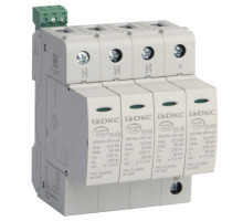 SPD, class I+II, 4-pole, L1-L2-L3-N, 12.5kA (NX1242)