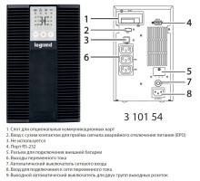 UPS KEOR LP 1000VA (310154)