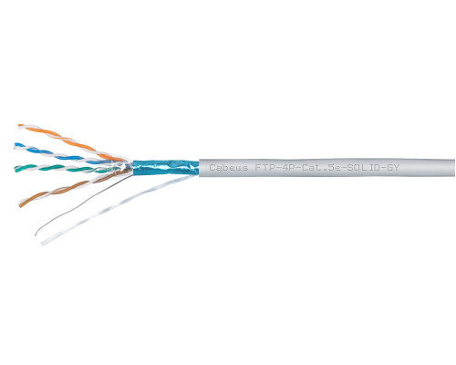 FTP-4P-Cat.5e-SOLID-GY (7173c)
