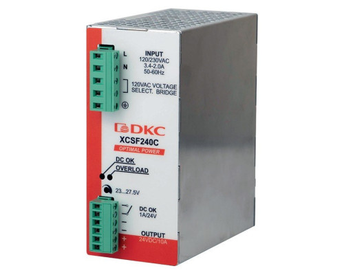 Power supply single-phase, 240W, 10A, 24V (XCSF240CP)