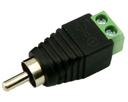 RCA (male) with terminal block