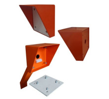 Protective casing from the rack for the reader Ajax 150x150 mm, orange