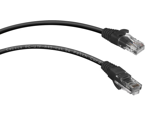 PC-UTP-RJ45-Cat.5e-1m-BK (7676c)