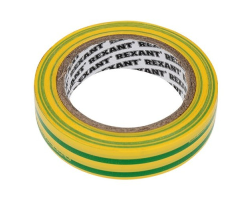 Insulating tape yellow-green PVC 19x25x0.13mm (KR-09-2207)