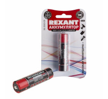 18650 battery with protection Li-ion 2800 mAH 3.7 V 1 pc. blister REXANT (30-2030-05)