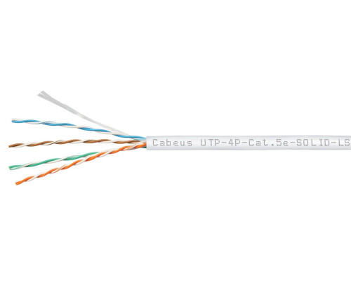 UTP-4P-Cat.5e-SOLID-LSZH-WH (9782c)