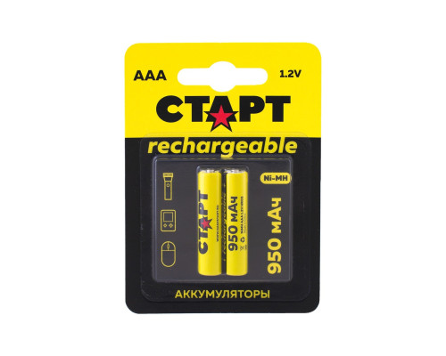 START HR03 (AAA, 950mah), pack. 2 pcs. BLISTER