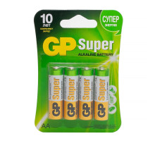 GP Super Alkaline 15A AA (GP 15A-2CR4), pack. 4 things. BLISTER