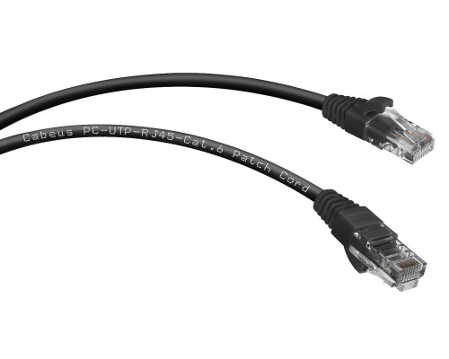 PC-UTP-RJ45-Cat.6-0.3m-BK (8661c)