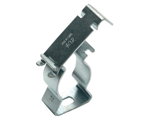 Holder with cover D=16, galvanized steel (6044-A16)