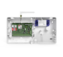 Contact GSM-5A v.2 with an external antenna in a case for a 1.2 Ah battery