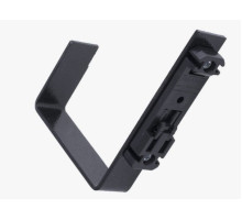 Bracket for mounting the battery on a DIN rail