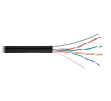 U/UTP 4pair, Cat5e, Out, PE, SW (4805B-BK), twisted pair