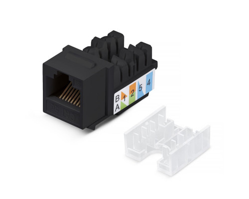 KJ-RJ45-Cat.5e-90-SW-BK (10101c)