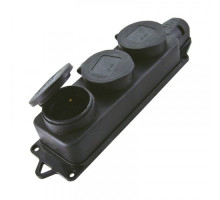 Triple socket 2P+PE 16A 250V IP44 (SQ0612-0008)