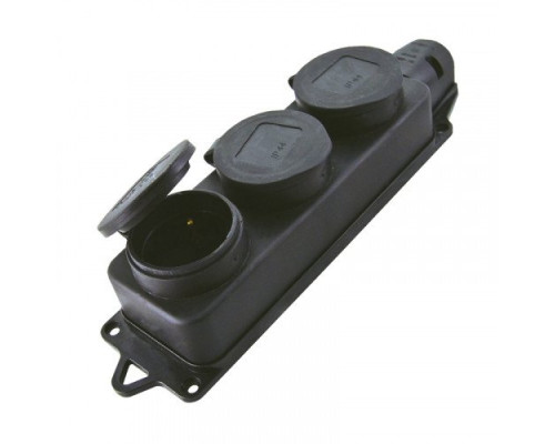 Triple socket 2P+PE 16A 250V IP44 (SQ0612-0008)