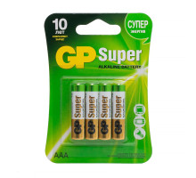 GP Super Alkaline 24A AAA (GP 24A-2CR4), pack. 4 things. BLISTER