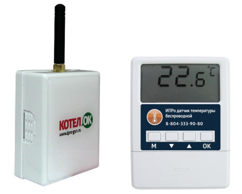 Boiler OK 2.0 with wireless temperature sensor