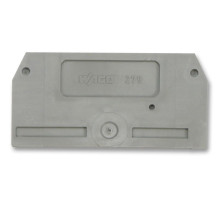 WAGO 279-325 end and intermediate plate, gray